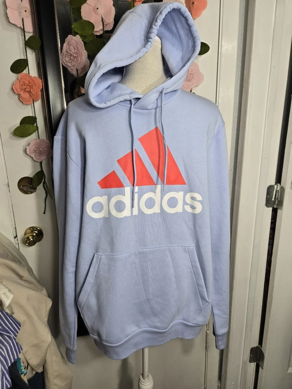 Adidas Men's Blue Dawn Sweatshirt Sz M NWT